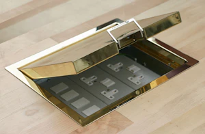 elit Golvbox stål 16 uttag fläns