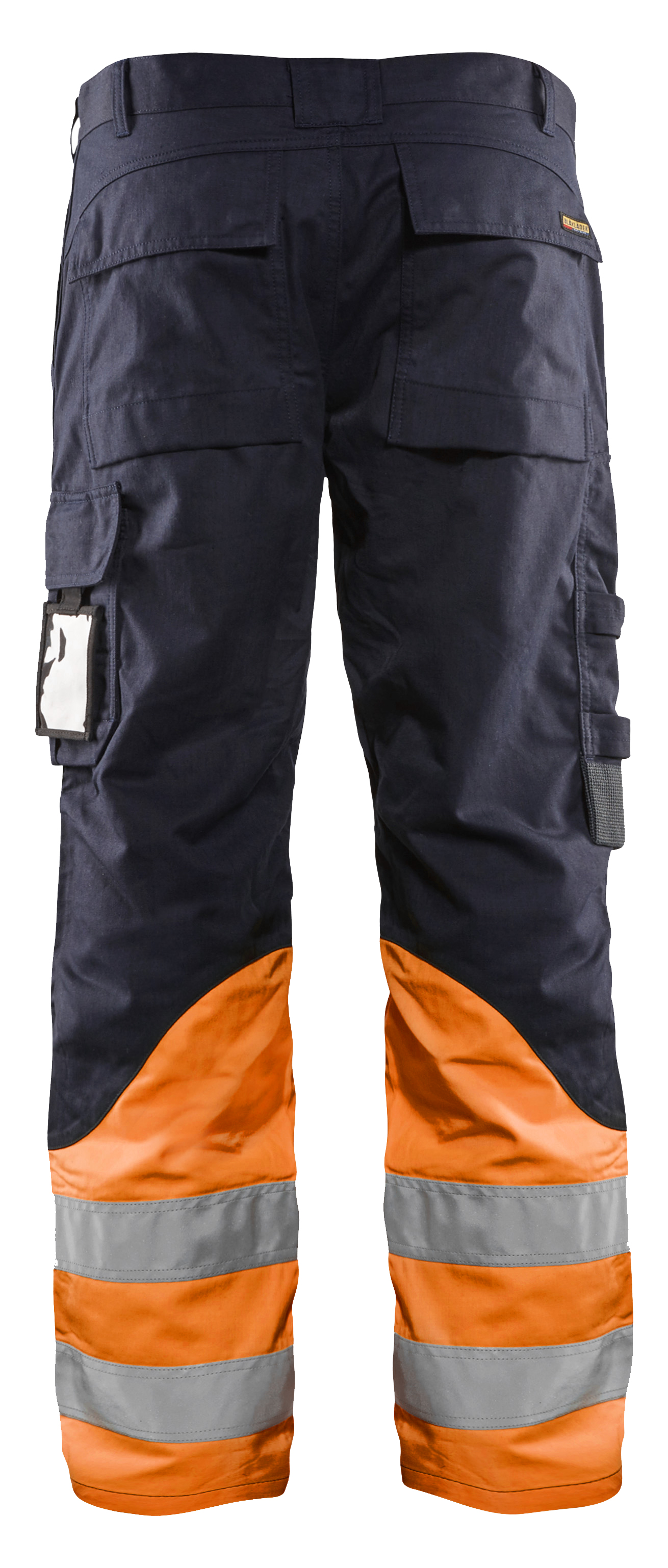 blåkläder Trousers blåkläder size d116 navy blue/orange