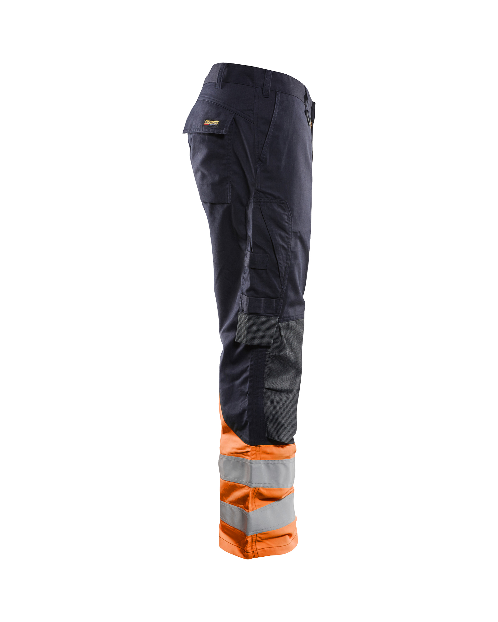 blåkläder Trousers blåkläder size d116 navy blue/orange