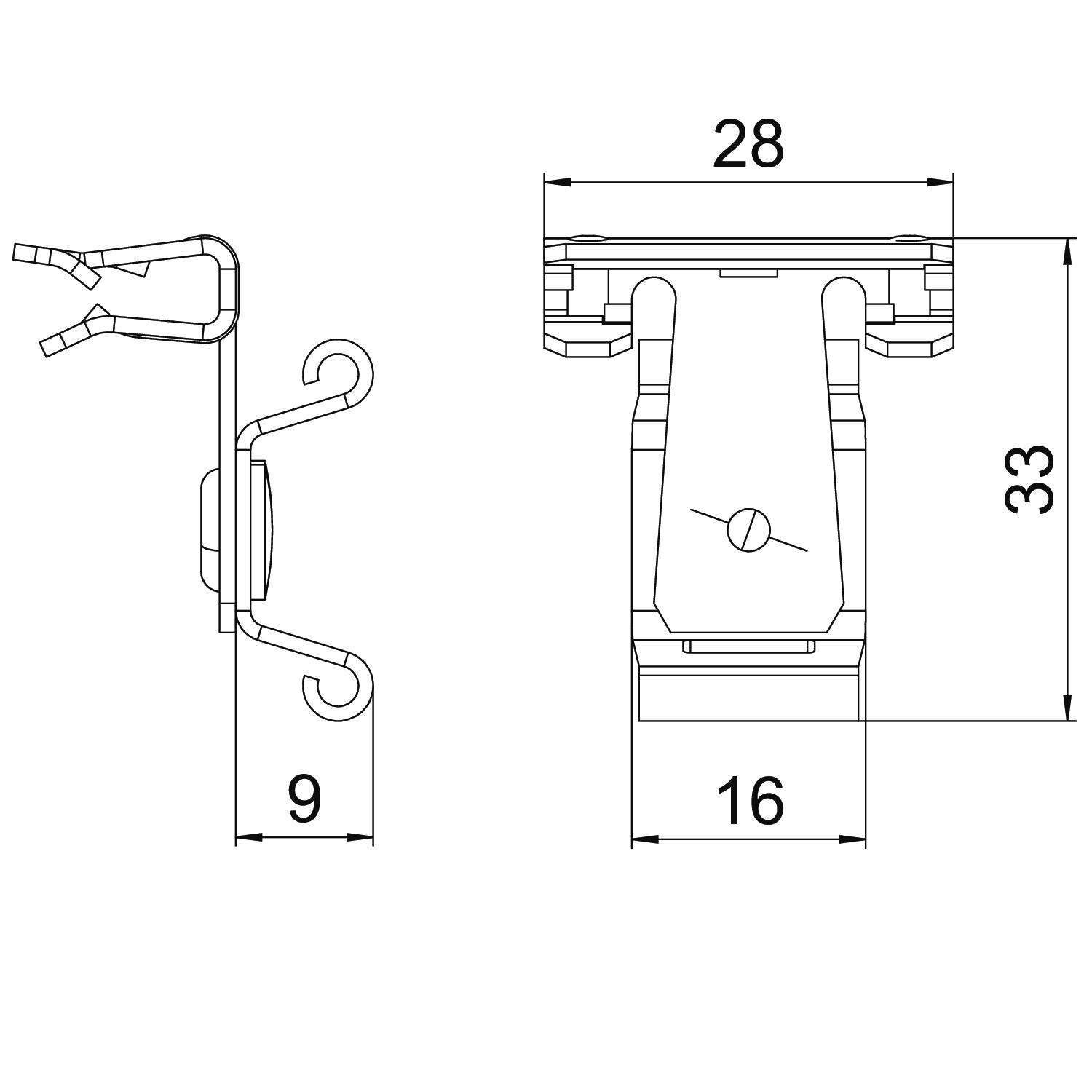 obo bettermann Beam fastener obo scct 1,5-4, zl