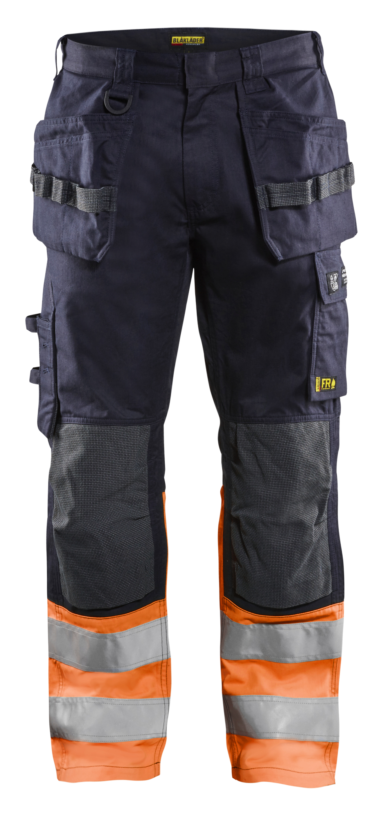 blåkläder Riipputaskuhousut blåkläder koko c46 sininen/oranssi