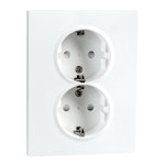 SOCKET-OUTLET OUTLET RECESSED 2OS 1.5 BOX WH