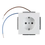 IMPRESSIVO® INNFELT ENKEL STIKKONTAKT M/NATTLYS HVIT