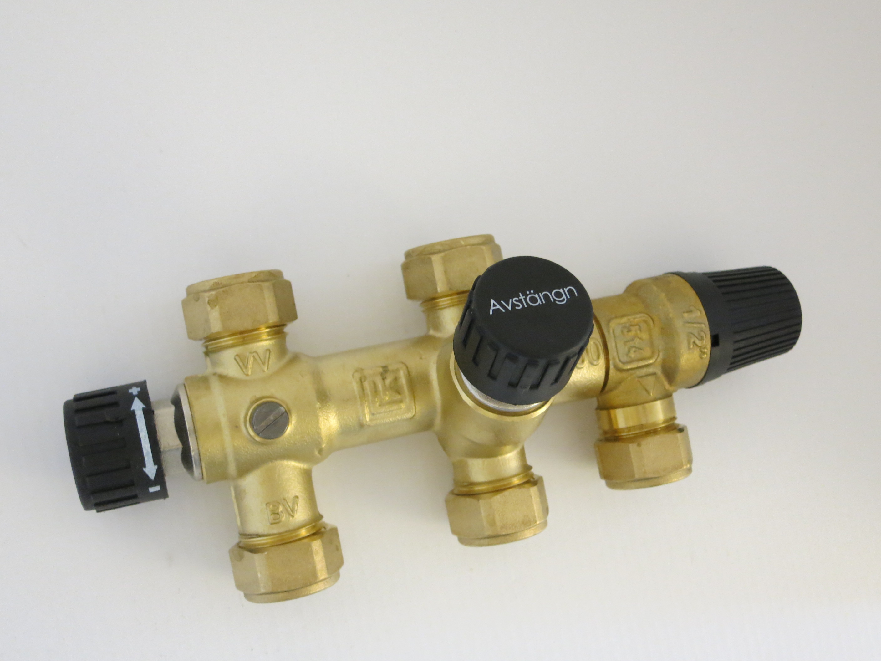 WATERHEATER EQUIPMENT OSO MIXING/SAFETY VALVE WALLY 15mm