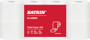katrin Toalettpapper katrin classic toilet 400 vit 8 rulle