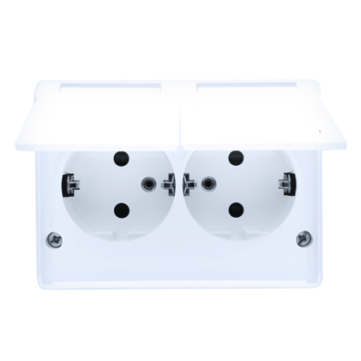 DOBBEL IP44 PVG SKRU S54 x4 hvit