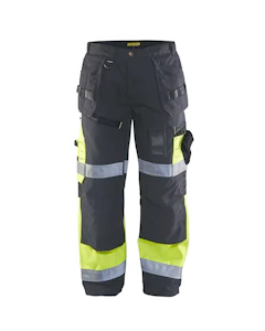 blåkläder Trousers blåkläder size d92 grey/highvis yellow
