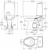 ido Wc-istuin ei kantta ido 3856701101 glow kork iso jal o