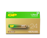 BATTERI ULTRA ALKALINE AAA/LR03 24P