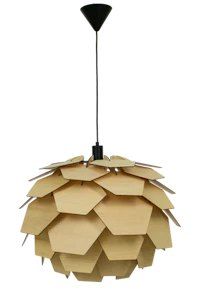 aneta lighting Carpatica taklampe ø60, natur