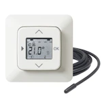 COMBINATION THERMOSTAT 16A 230VAC IP21 JUSSI WHITE