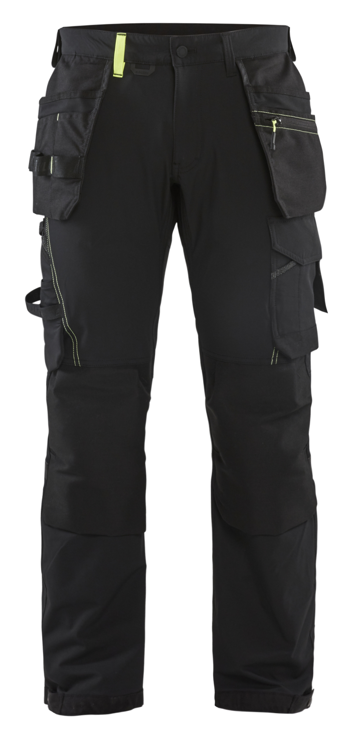 blåkläder Trousers blåkläder size c46 black/yellow