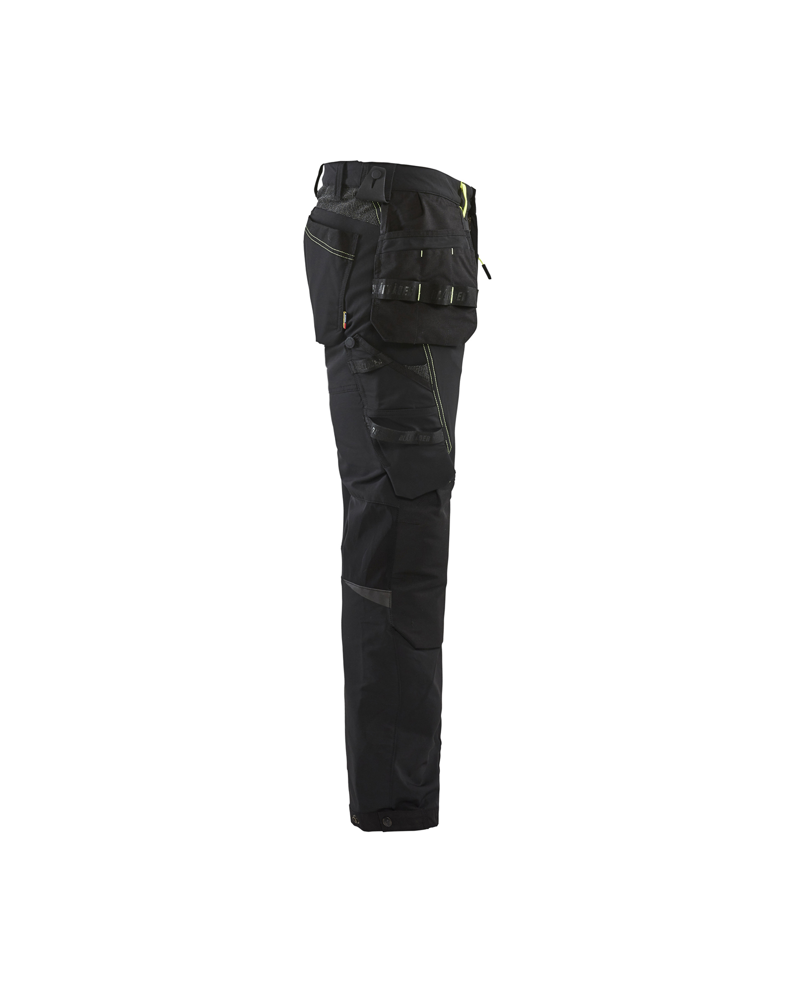 blåkläder Trousers blåkläder size c46 black/yellow
