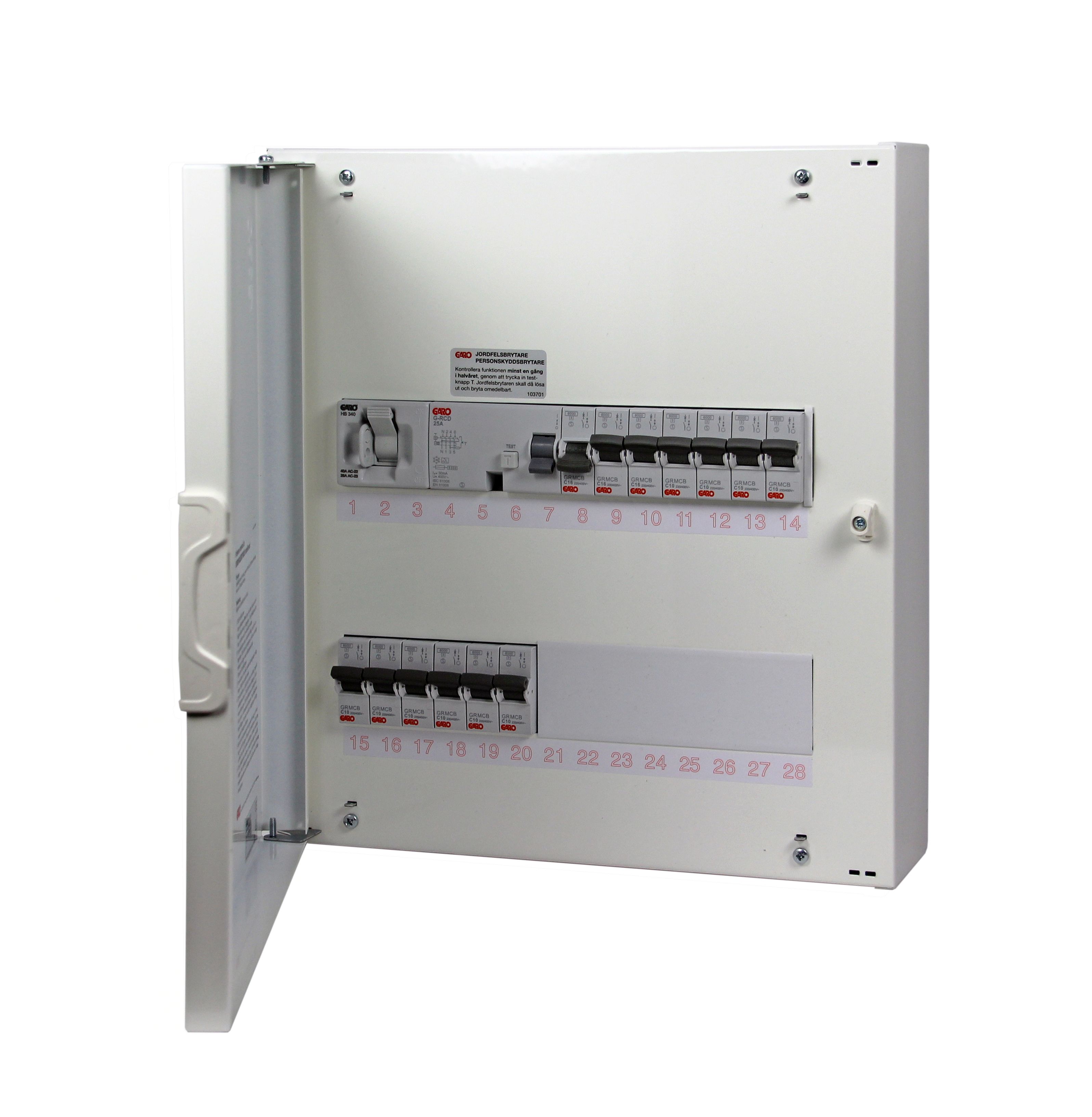 PLÅTCENTRAL U 2R 28M JFB 3P 1Px10