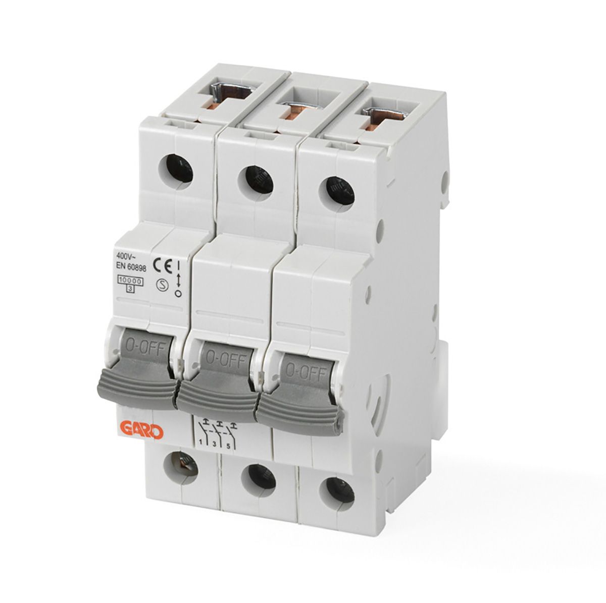 MINIBRYTARE GS C-KARAKTÄRISTIK 2A 10KA 3P