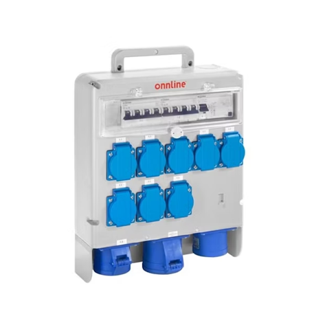 ONNLINE BRUKSSENTRAL 8X 230V, 32A 4P 230V