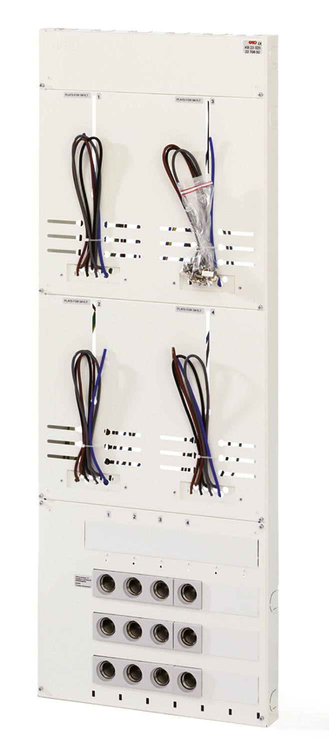 MÄTARBLOCK 4-PLATSER 3FAS 25A.