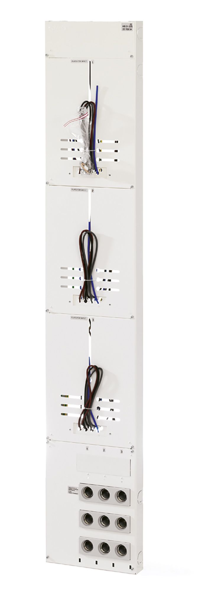 MÄTARBLOCK 3-PLATSER 3FAS 25A.