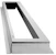 unidrain Kehys unidrain 3910 lattia 800/25mm harjattu