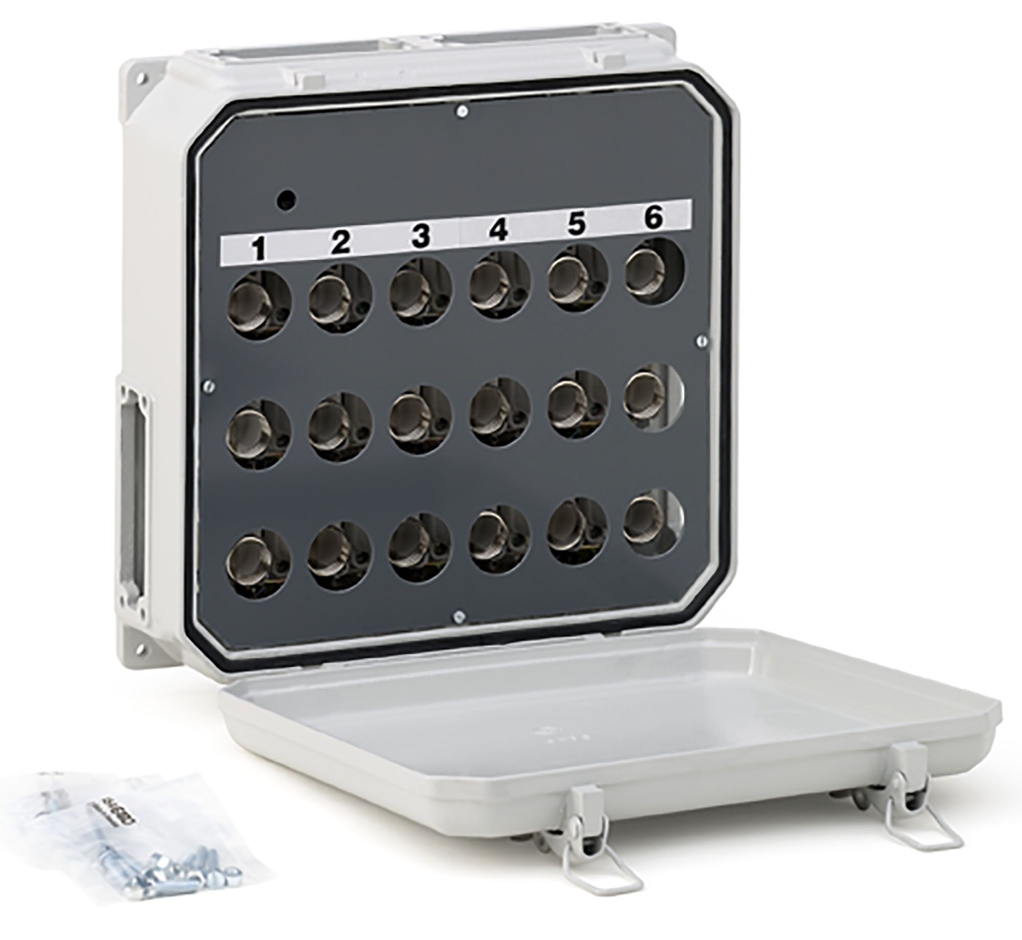 GRUPPCENTRAL 25A 6X3FAS LÄTTMETALL