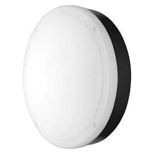 ledvance Surface mounted lum bulkhead sf blkh 15w/3000k em s bk ip65