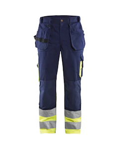 blåkläder Riipputaskuhousut blåkläder koko c42 sininen/keltainen
