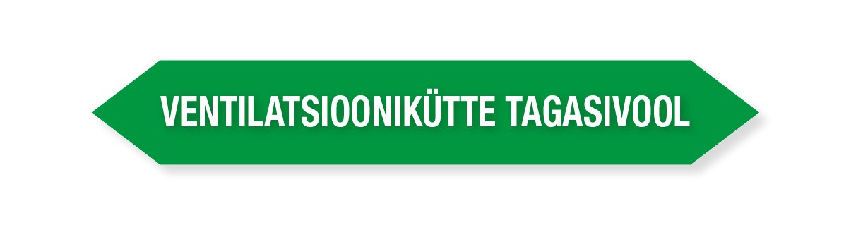 KLEEBIS VENTILATSIOONIKÜTTE TAGASIVOOL 16tk