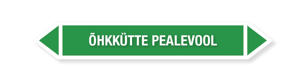 KLEEBIS ÕHKKÜTTE PEALEVOOL 16tk