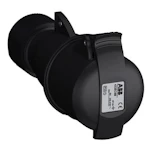 SKARVUTTAG EASY SAFE BLACK 6H, 32A, IP44, 3P+N+E