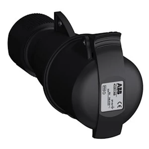 amphenol Voimajatkopistorasia black 6h, 32a, ip44, 3p+n+e