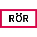 SKYLT RÖR 1000x500mm