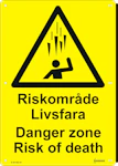 SKYLT RISKOMRÅDE A4