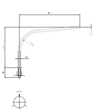 SAFETY POLE 1X1,5M ÖVERDEL .