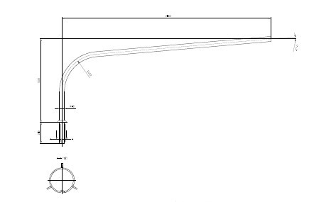 SAFETY POLE 1X2,5M ÖVERDEL .