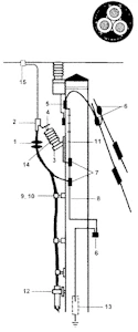 onninen Avslut utomh pex 3x240 24kv anslut. mot luftledning