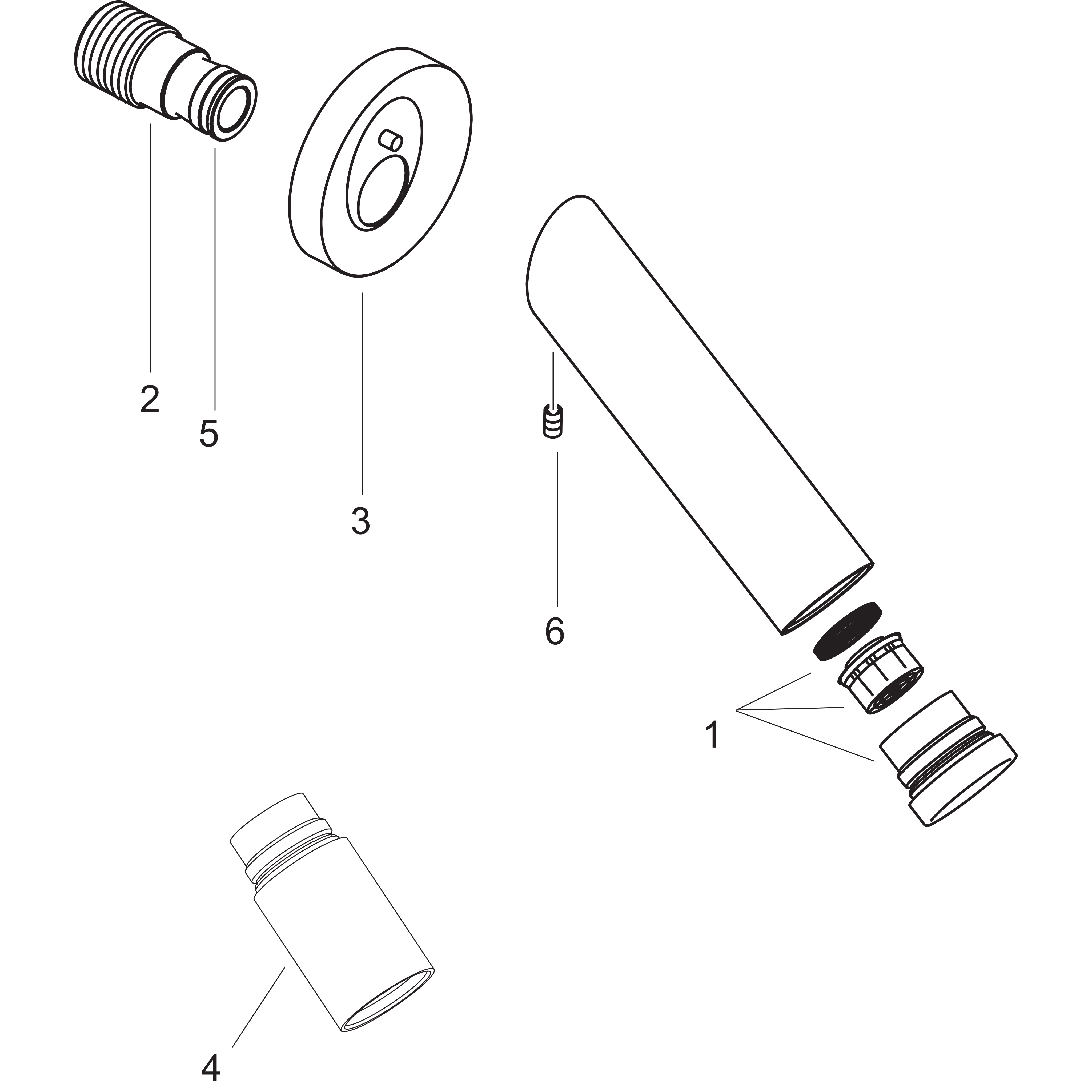 axor Spout hansgrohe 10410000 axor starck dn20
