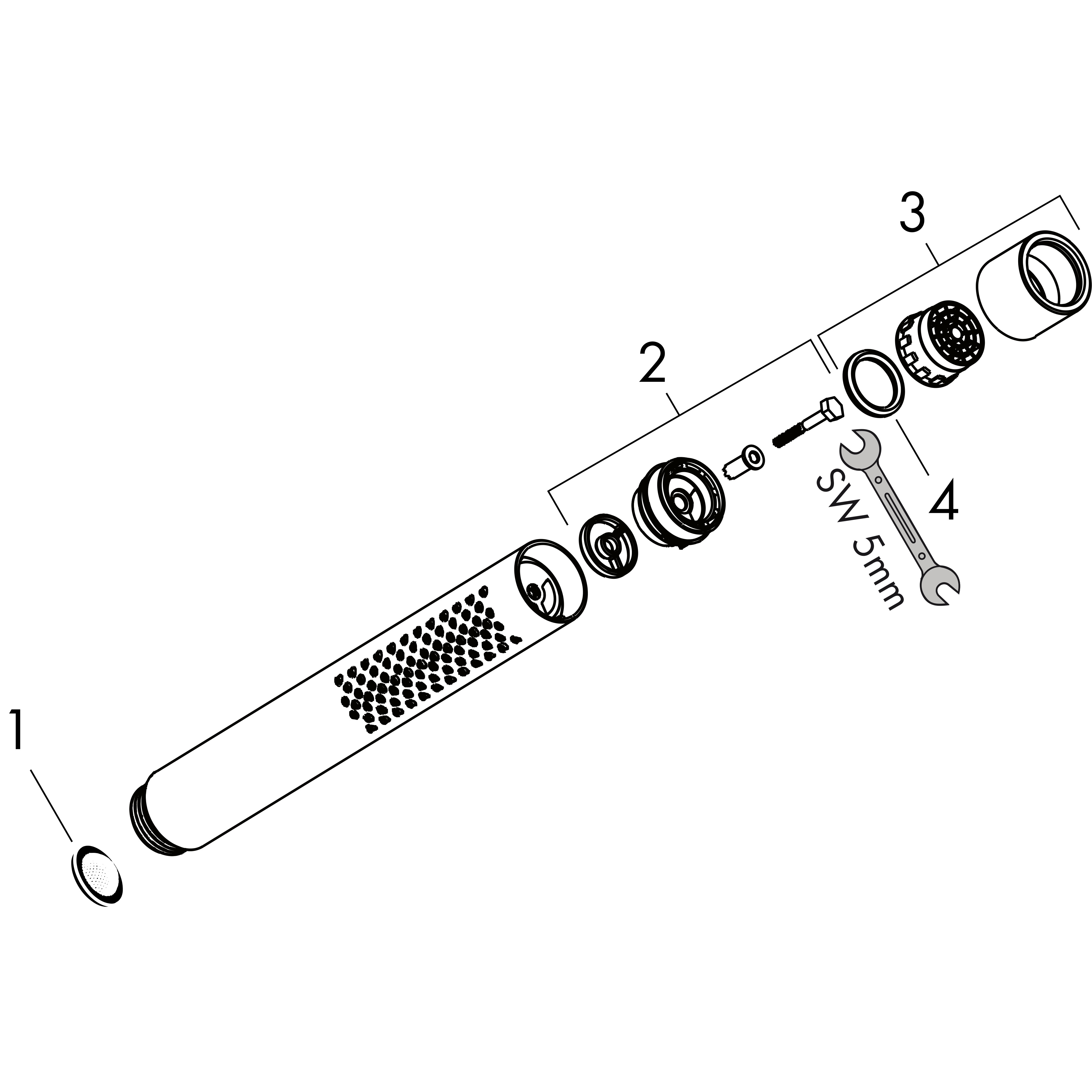 axor Hand shower hansgrohe 28532000 axor starck