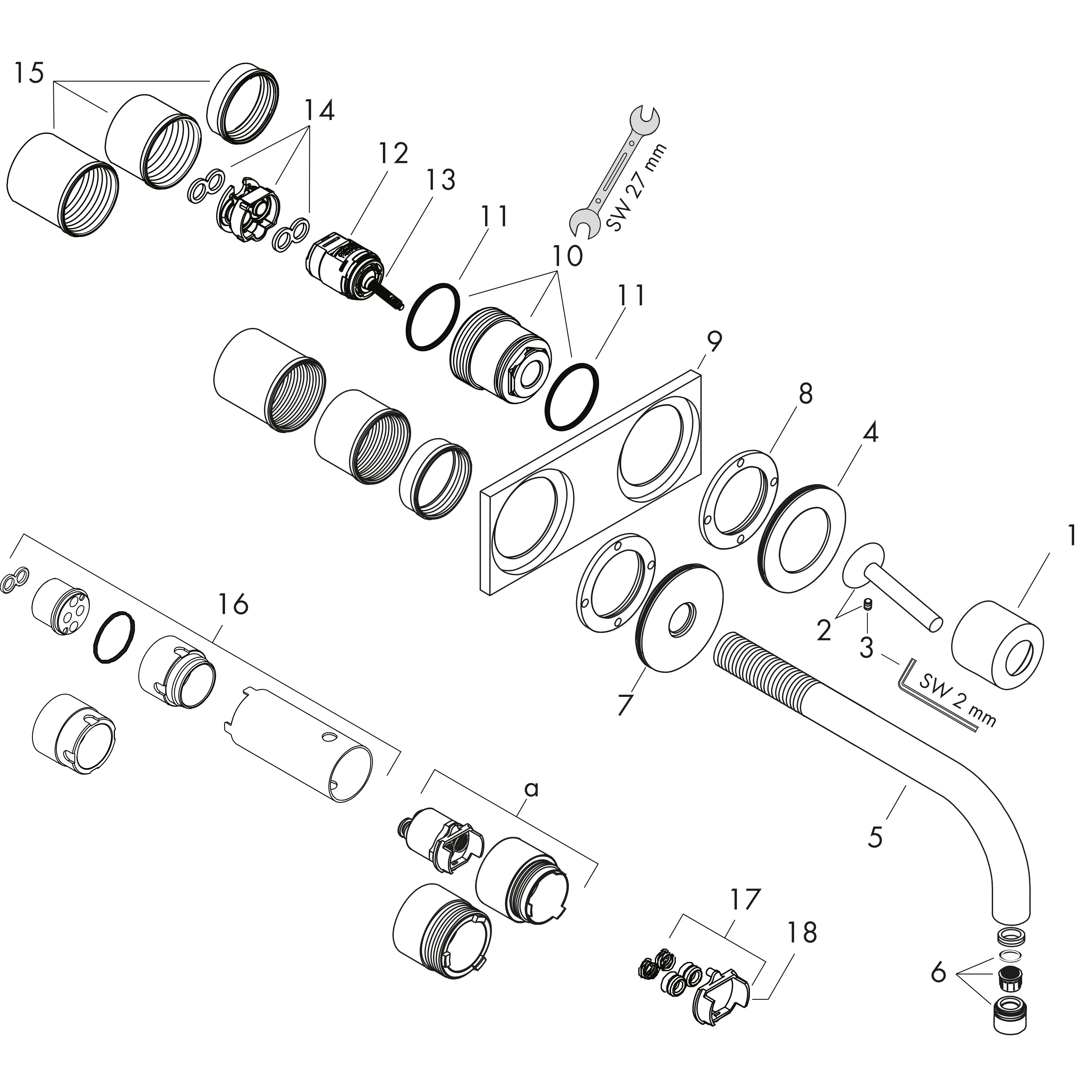 axor Pintaosa hansgrohe 38112000 axor uno2