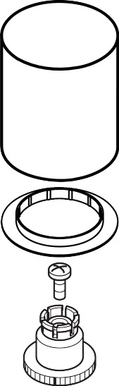 hansgrohe Tap spare part hansgrohe 96298000 axor starck lever