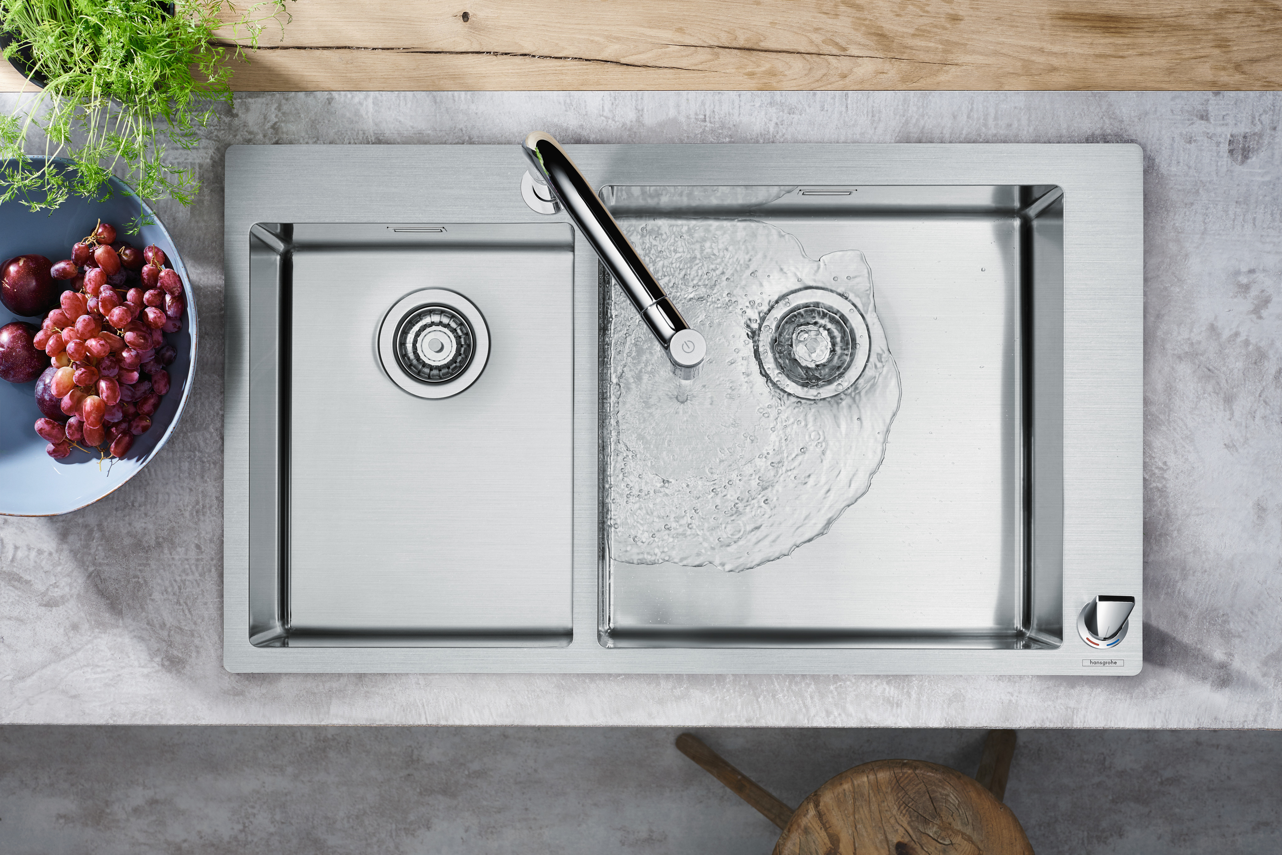 hansgrohe Keittiöhana hansgrohe 73818000 metris m71 200 2jet