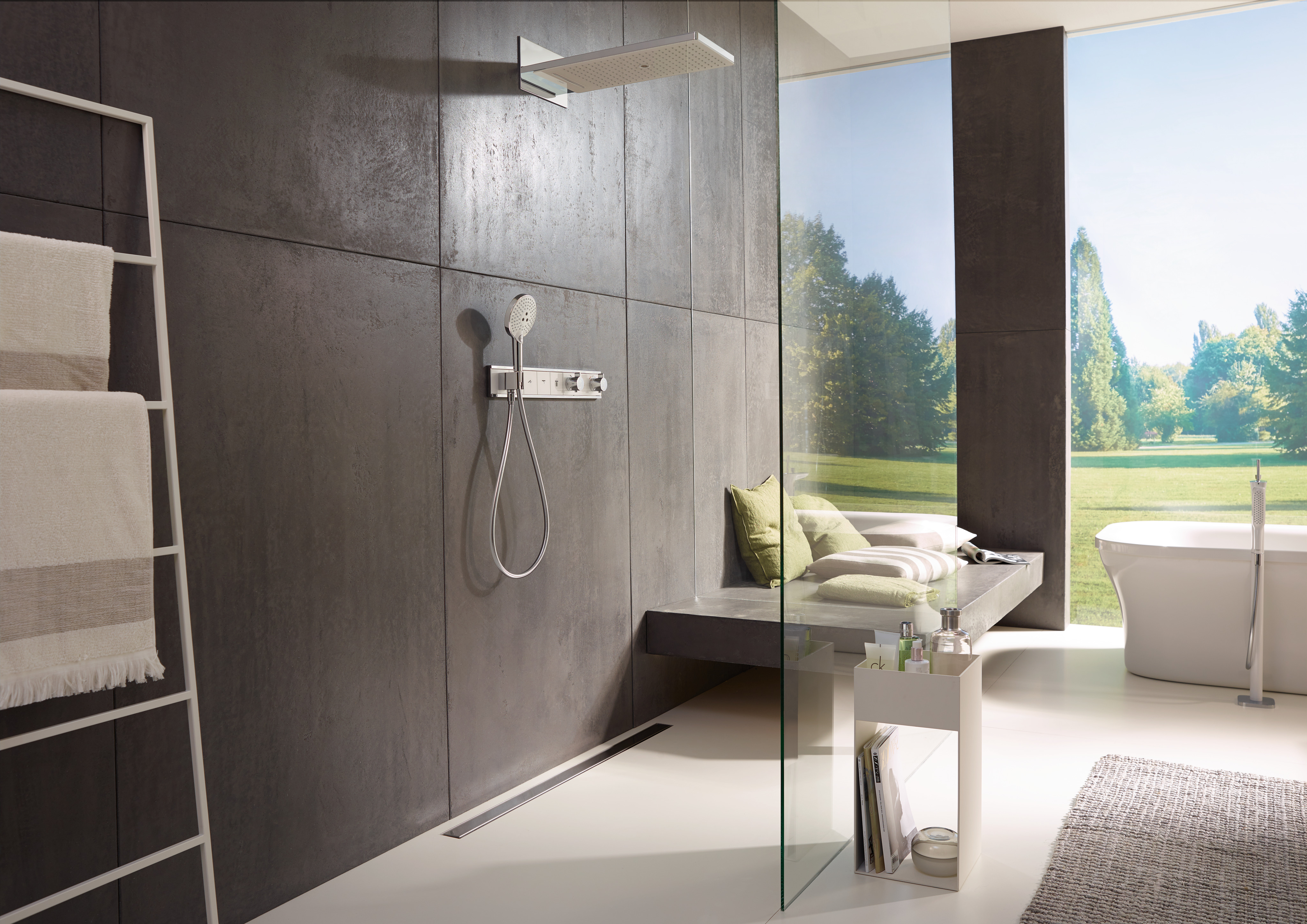 hansgrohe Piiloasennushana hansgrohe 24011400 rainmaker yläsuihku