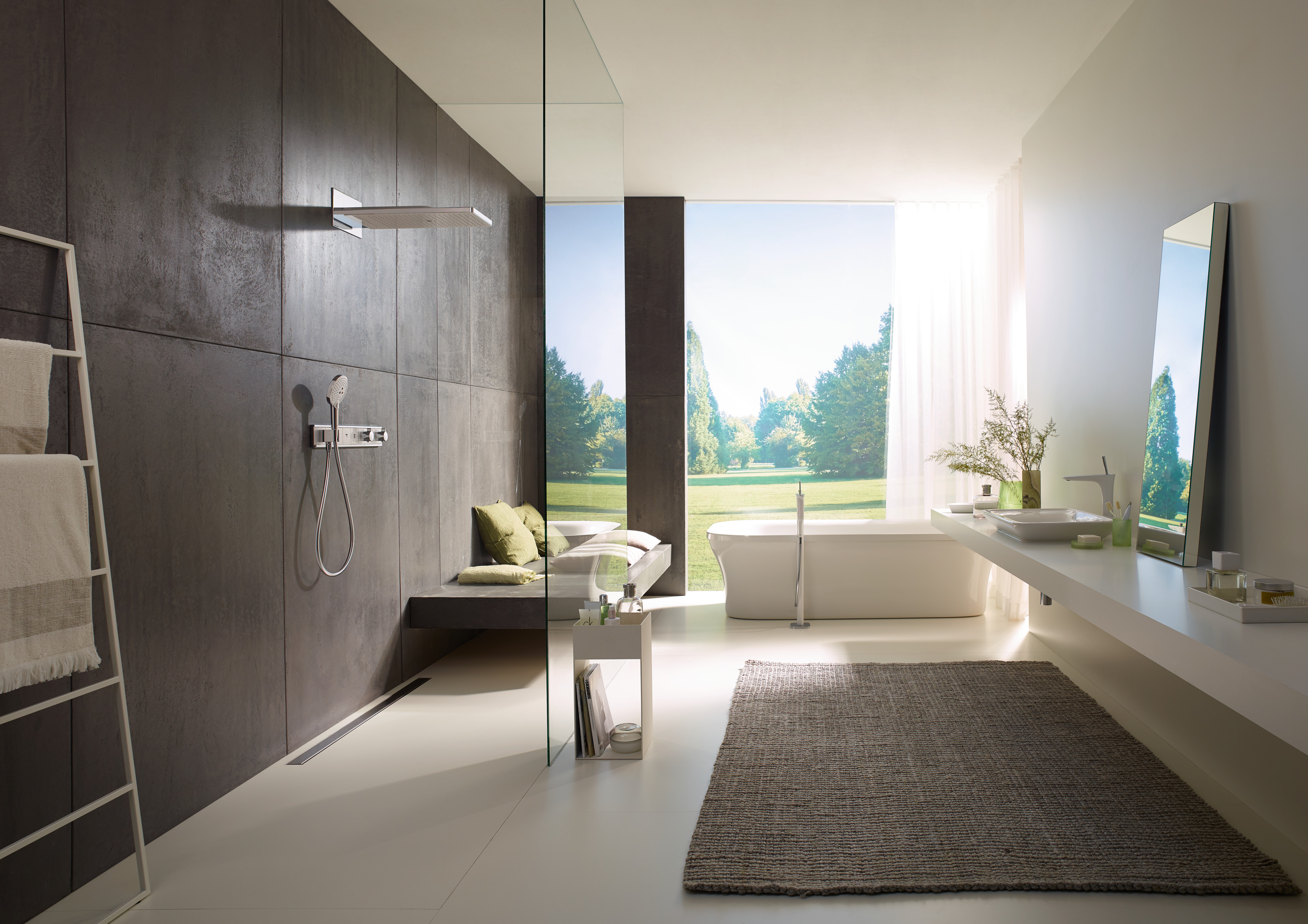 hansgrohe Piiloasennushana hansgrohe 24001400 rainmaker yläsuihku