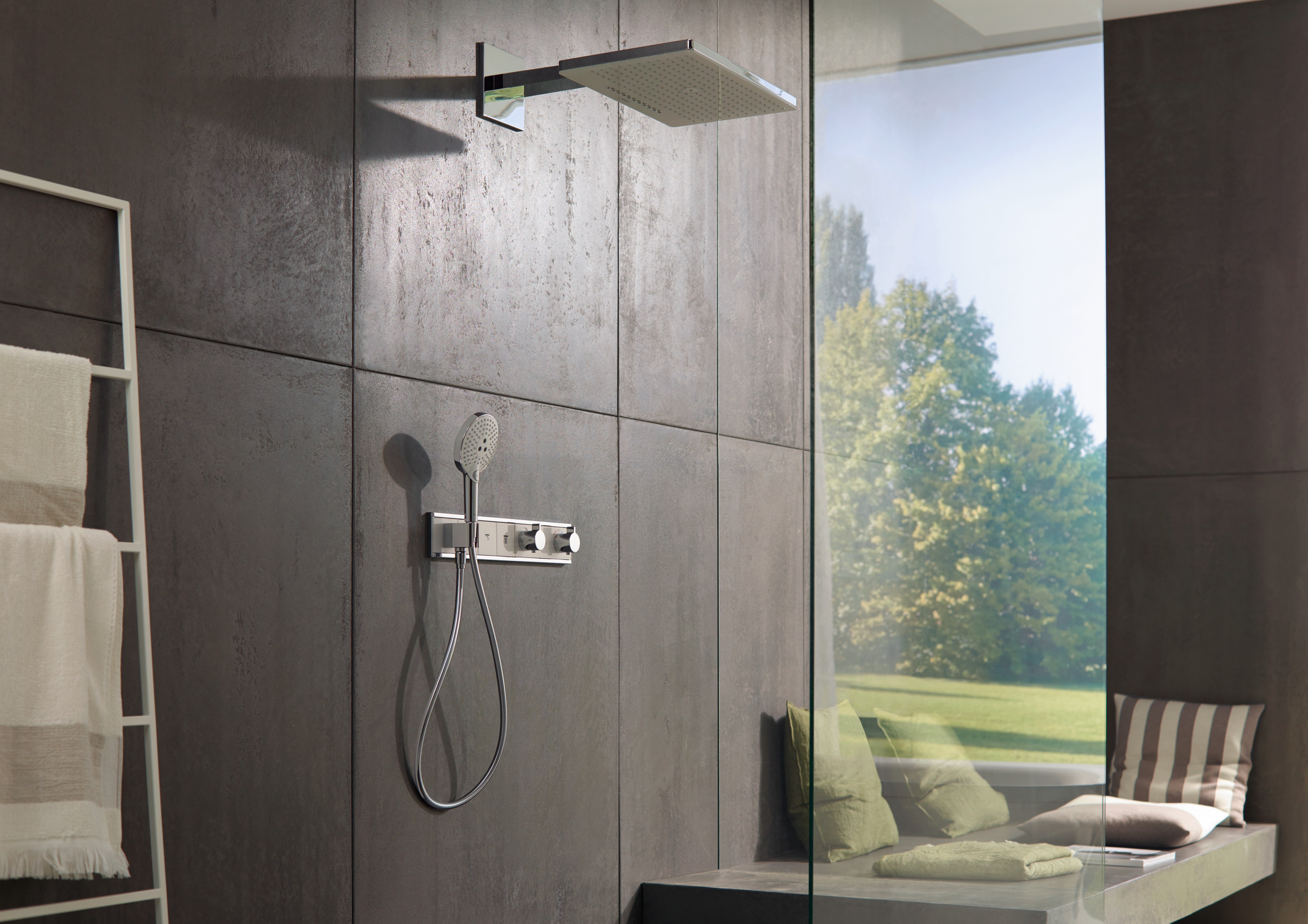 hansgrohe Concealed tap hansgrohe 24007400 rainmaker shower