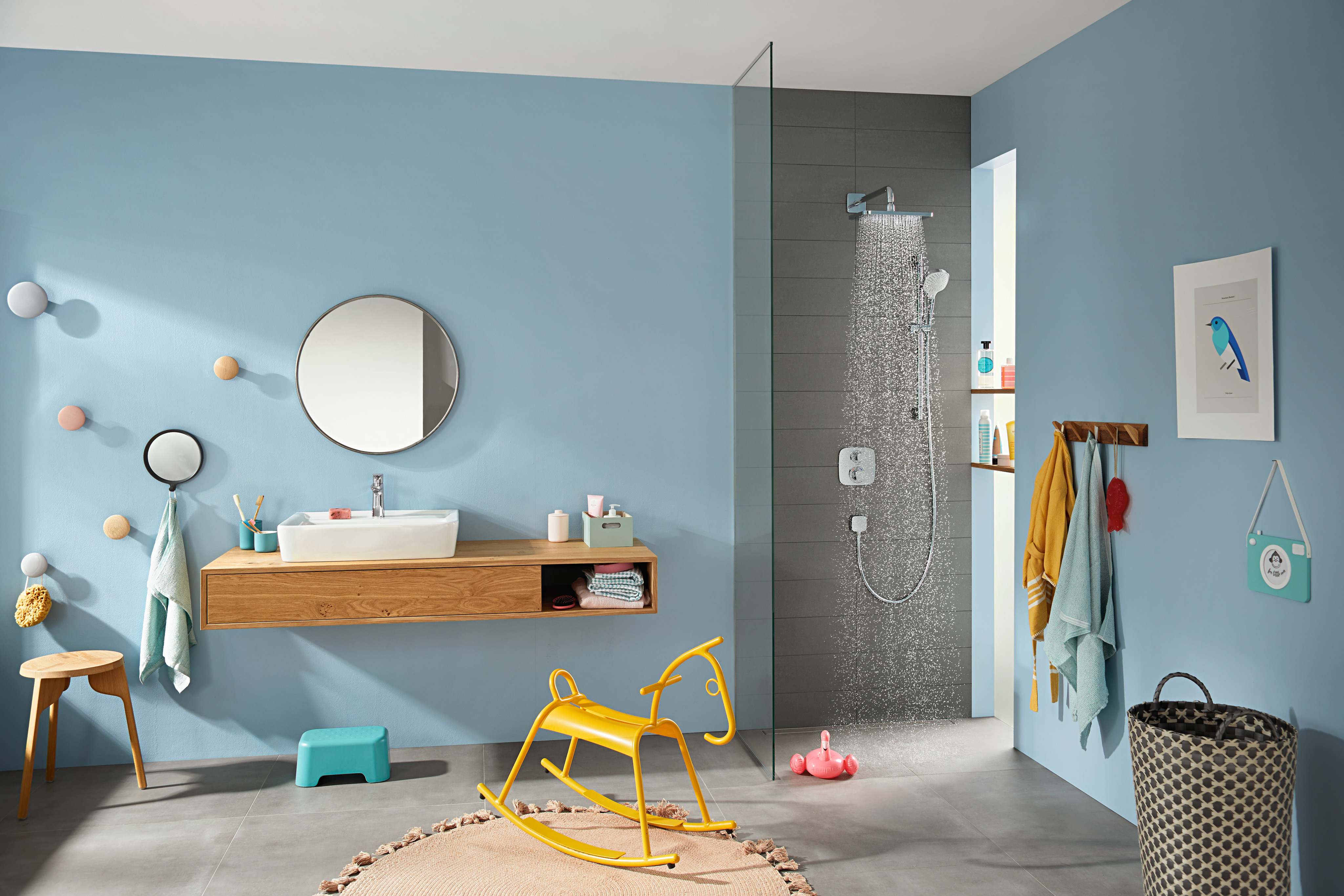 hansgrohe Concealed tap hansgrohe 27446000 shower pipe wall e390