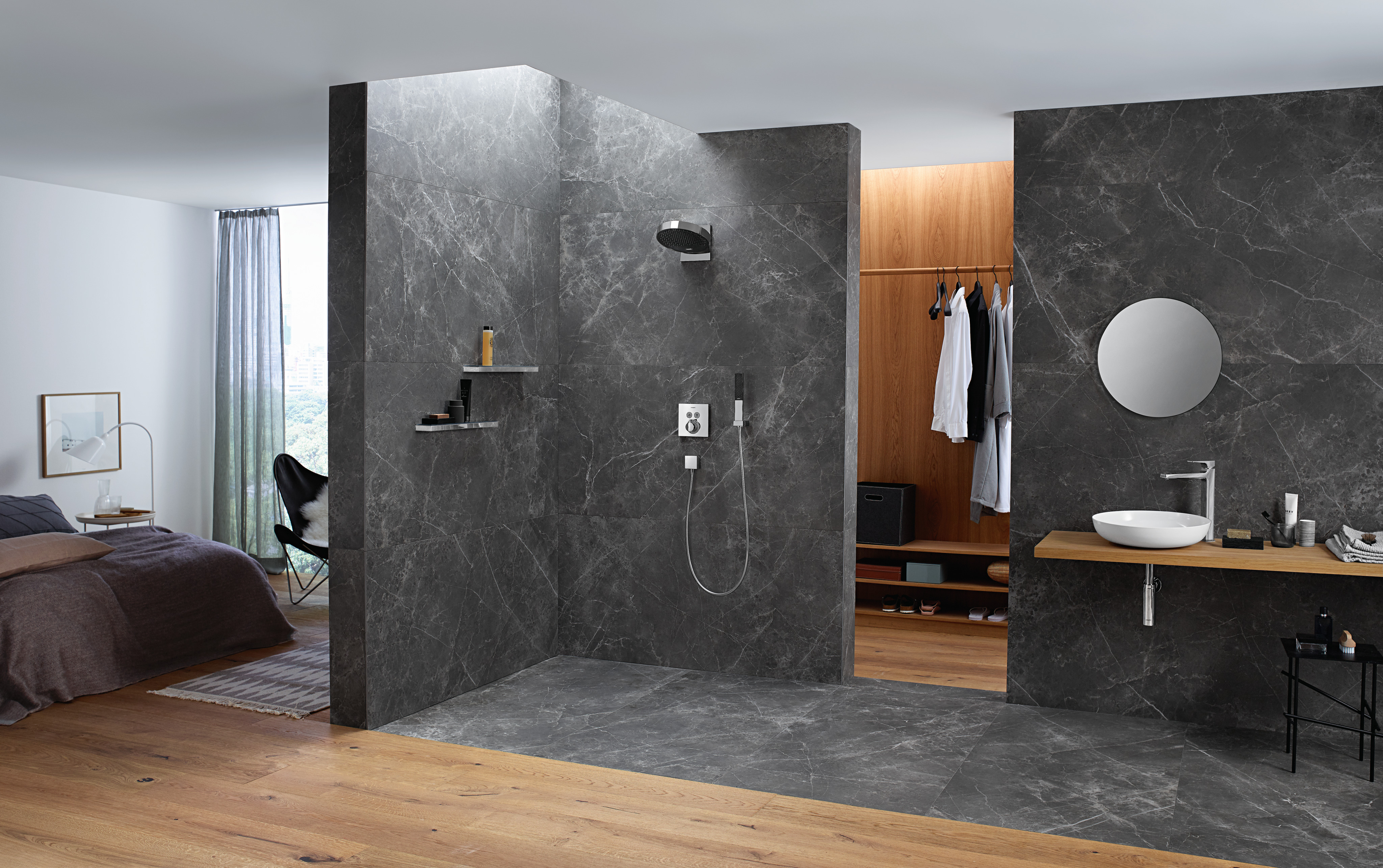 hansgrohe Handdusch hansgrohe 26866000 rainfin 100 1jet cr