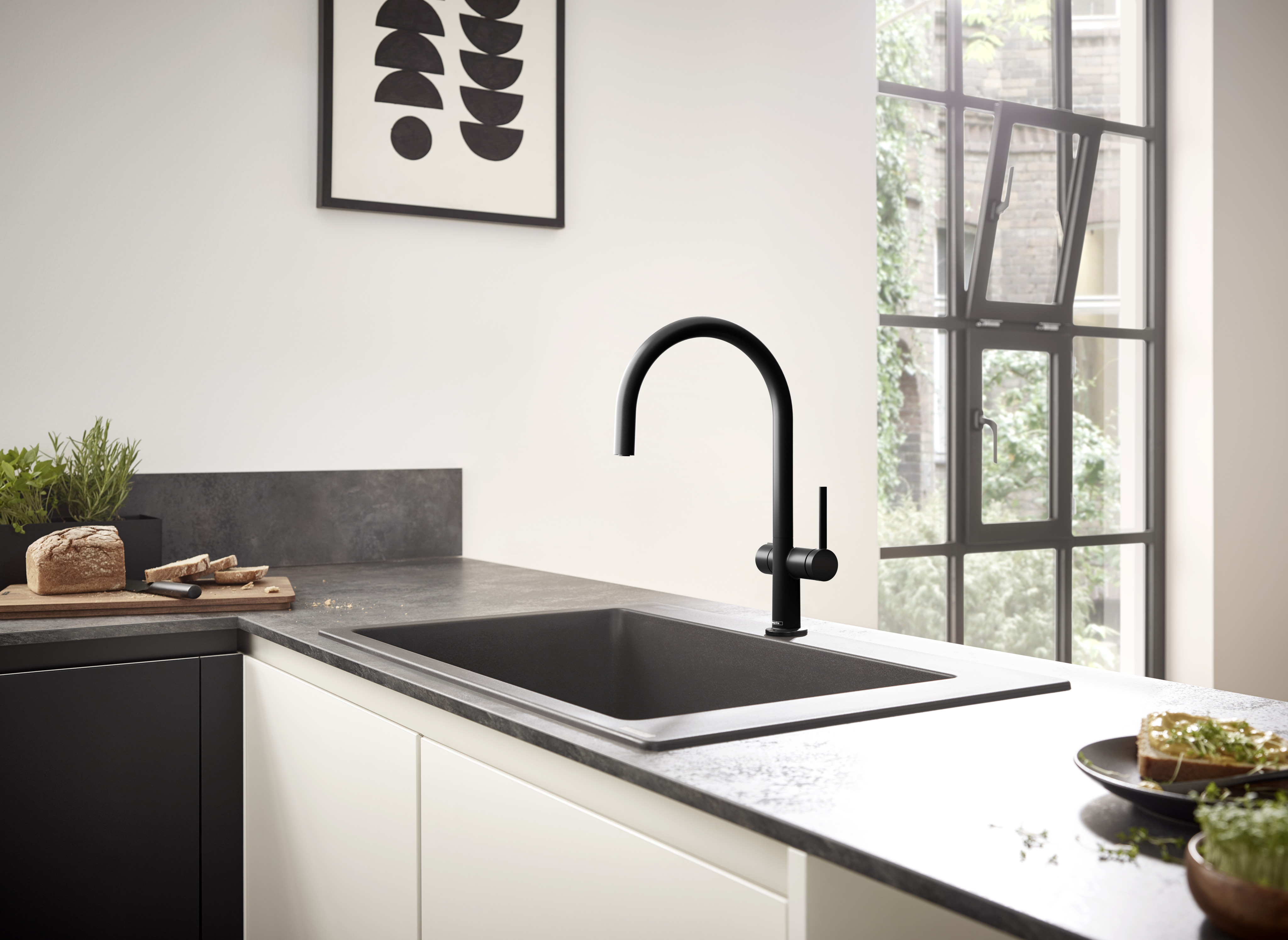 hansgrohe Kitchen mixer hansgrohe 72805670 talism54 220 dwc blac