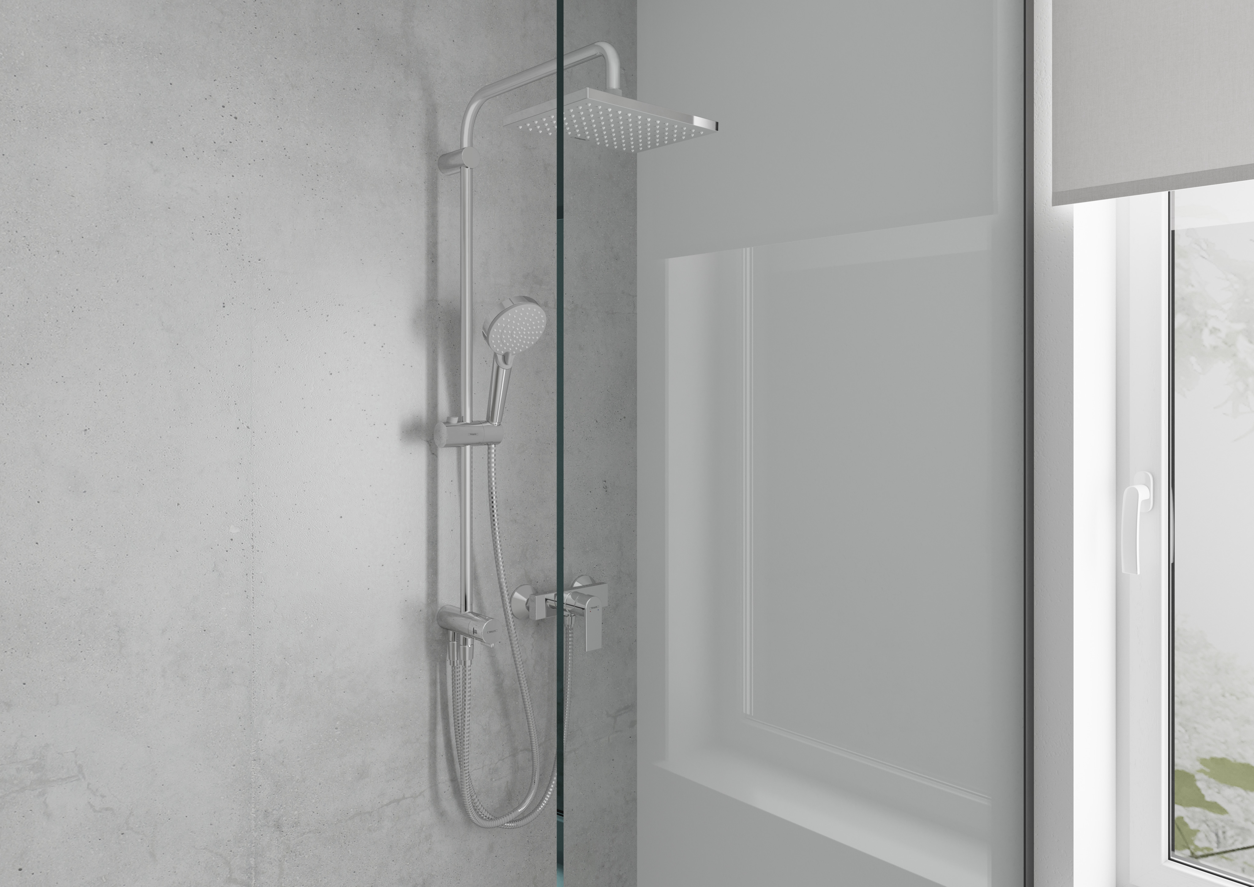 hansgrohe Sadesuihkusetti hansgrohe 26282000 vernis shape reno kro