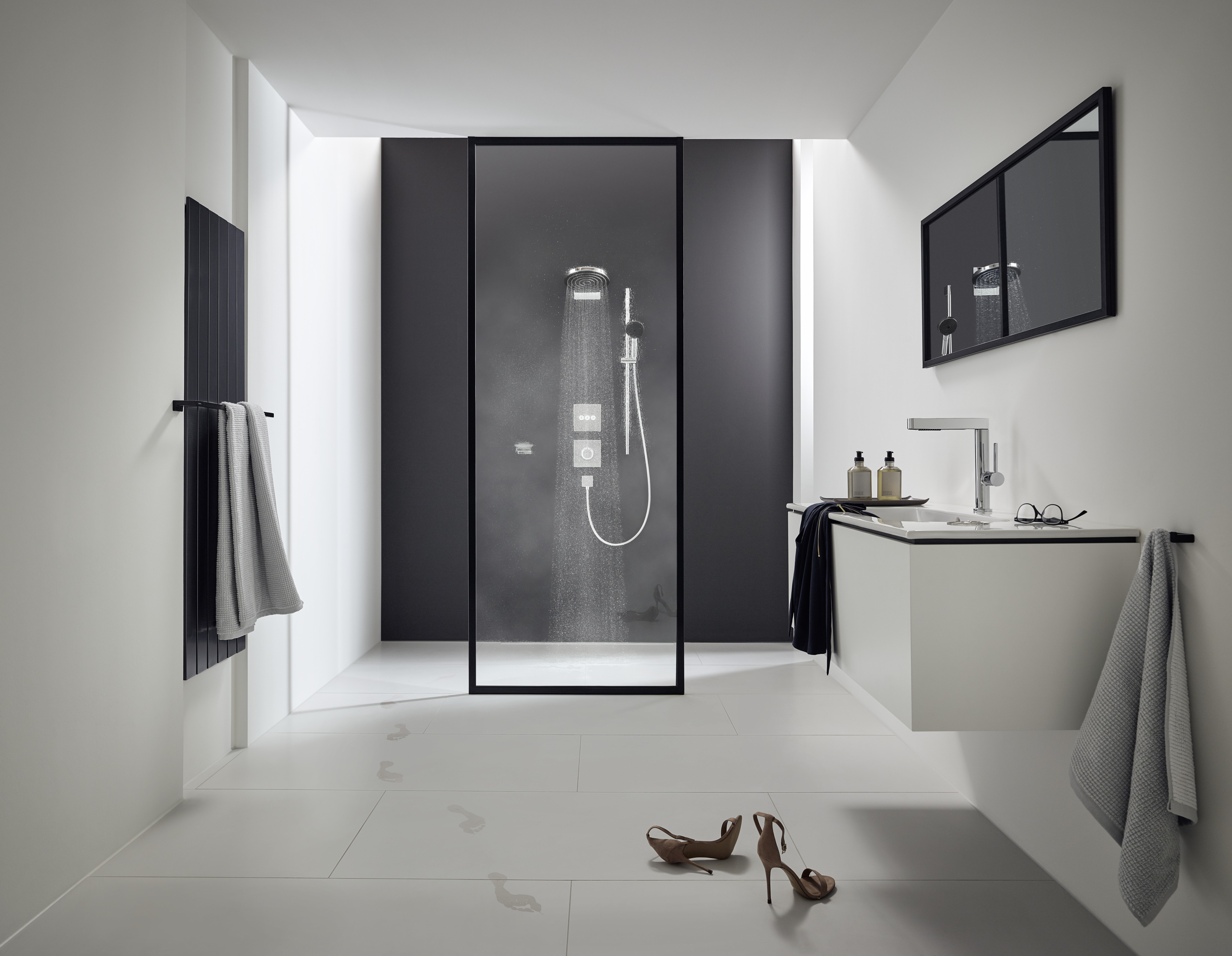 hansgrohe Shower bar hansgrohe unica pulsify 900 chrom