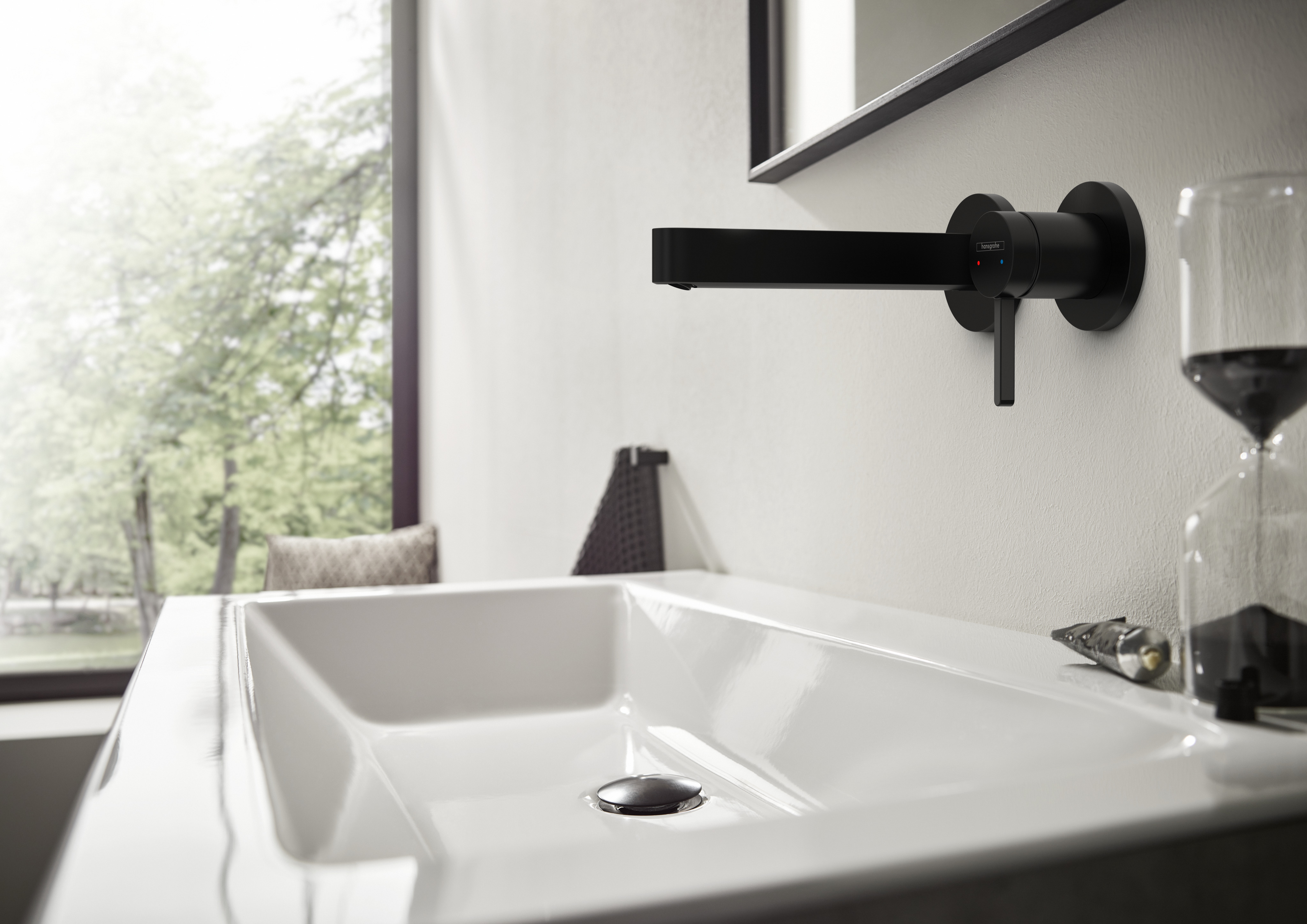 hansgrohe Conc.inst.wall basin mixer hg finoris 16,8cm mb