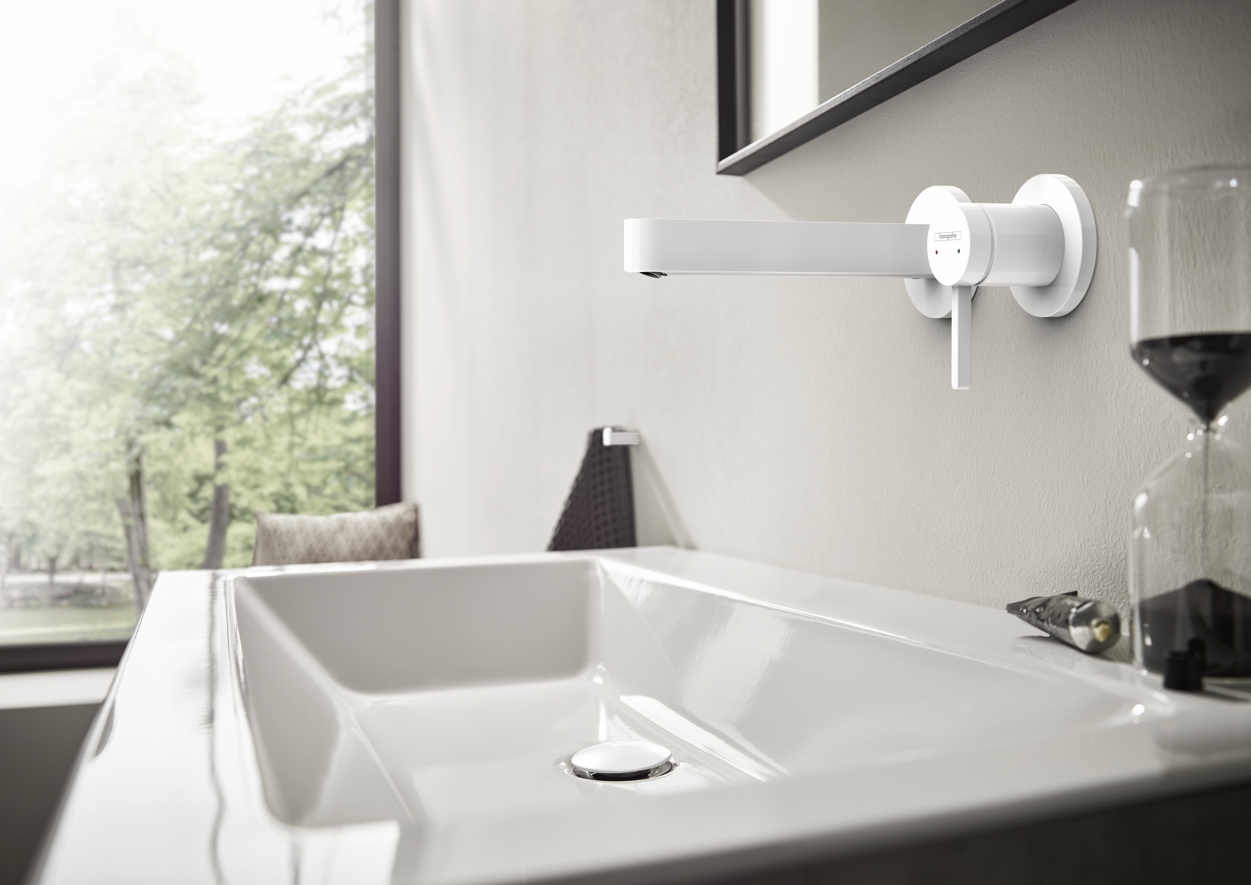 hansgrohe Pesuallashana hansgrohe 76051700 finoris seinä valk